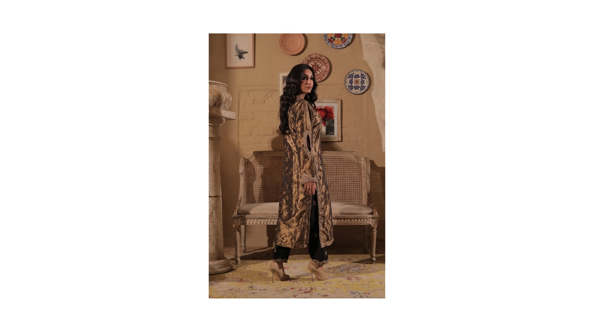 Bronze Silk Ensemble