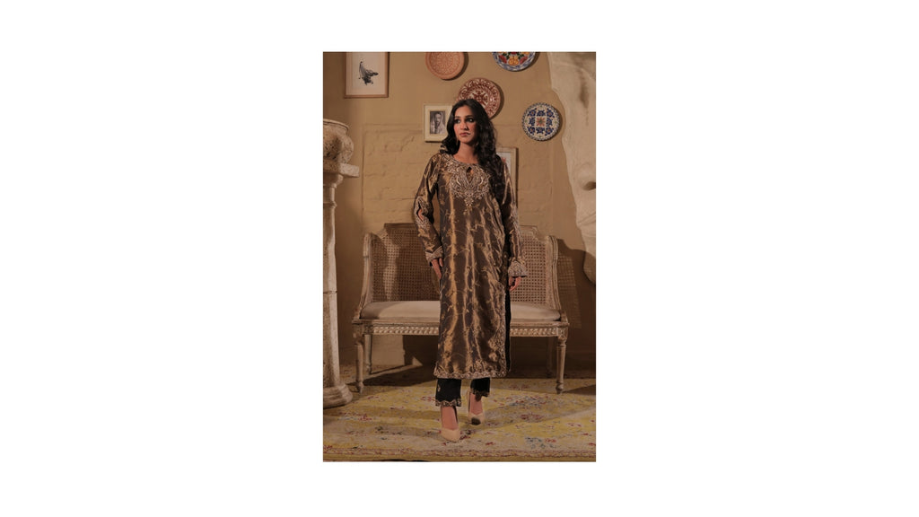 Bronze Silk Ensemble